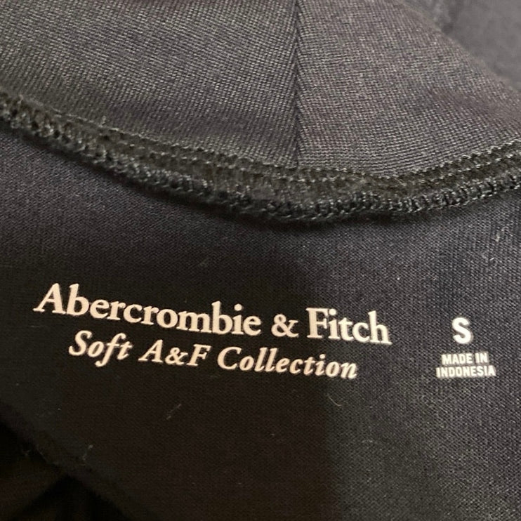 Abercrombie & Fitch Black Long Sleeve Turtleneck Stretch Bodysuit Top Size S