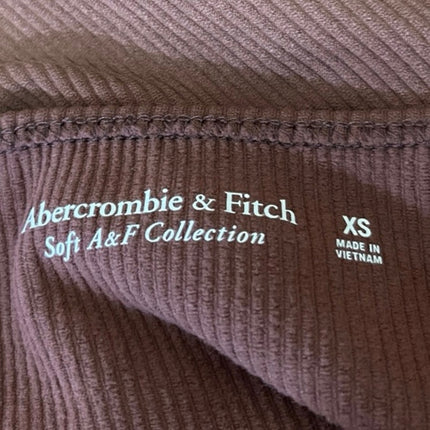 Abercrombie & Fitch Brown Rib Knit Sleeveless Cami Bodysuit Sweater Tank Top XS