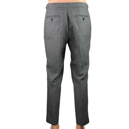 Reiss Men's Gray Wool Mid Rise Straight Leg Chino Trousers Dress Pants Size 32