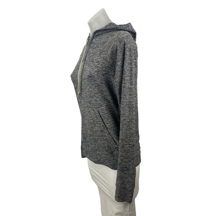 Outdoor Voices Women's Black Heather Hoodie Hooded Long Sleeve Athletic Top Sz M