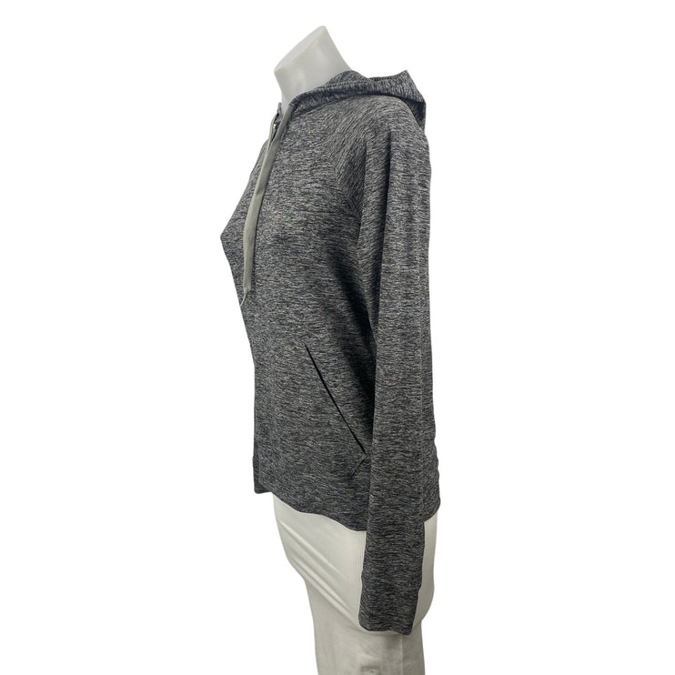Outdoor Voices Women's Black Heather Hoodie Hooded Long Sleeve Athletic Top Sz M