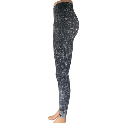 Lululemon Wunder Under Black Skinny Mid Rise Activewear Yoga Leggings Pants Size 4