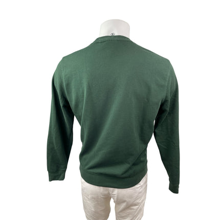 Rare Rabbit Chara Mens Green Crew Neck Long Sleeve Slim Sweatshirt Sweater Top M
