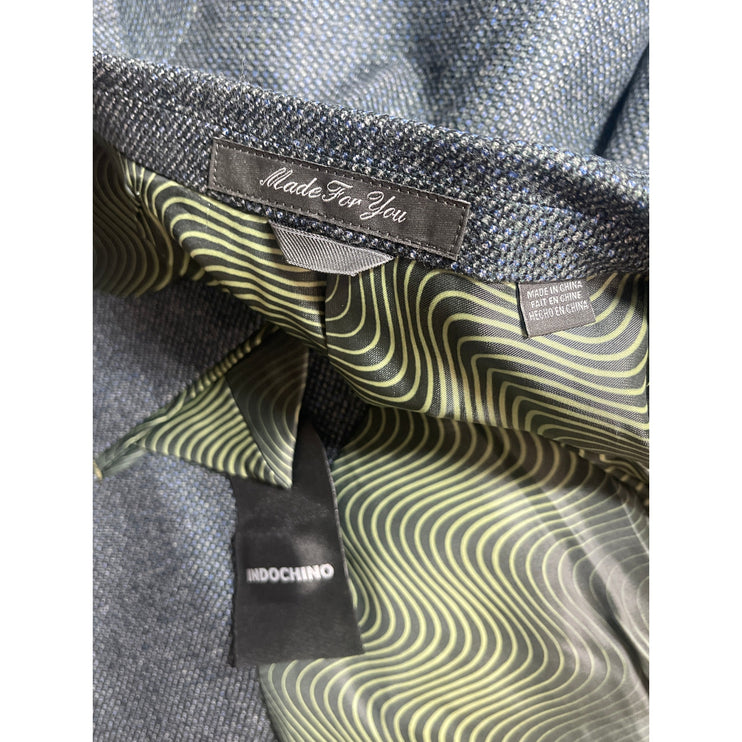Indochino Men's Dark Gray Blazer Sport Coat Trousers Suit Jacket 2 Piece Set