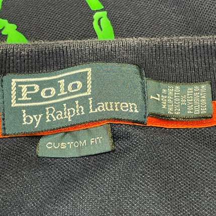 Polo Ralph Lauren US Open Tennis Tournament Navy Blue Short Sleeves Polo Shirt L