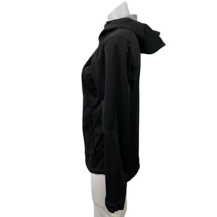 The North Face Hikesteller Women Black Waterproof Hooded Parka Shell Jacket Sz S
