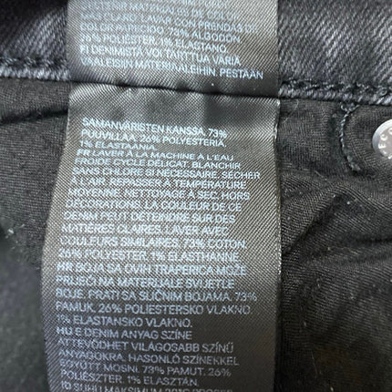 &Denim Women's Black Washed High Waisted Skinny Casual Denim Jeans Size 29/30