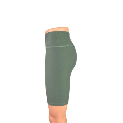 Abercrombie & Fitch Women's Green Yoga Running Athletic Biker Shorts Size XS