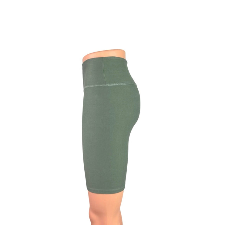 Abercrombie & Fitch Women's Green Yoga Running Athletic Biker Shorts Size XS
