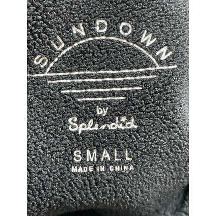 Sundown by Splendid Men's Black Long Sleeve Pocket Button Down Shirt Top Size S
