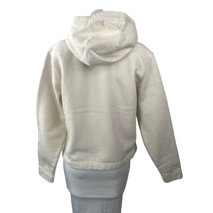 Columbia Women's Cream Hoodie Hooded Fleece Long Sleeve Sweatshirt Top Size M