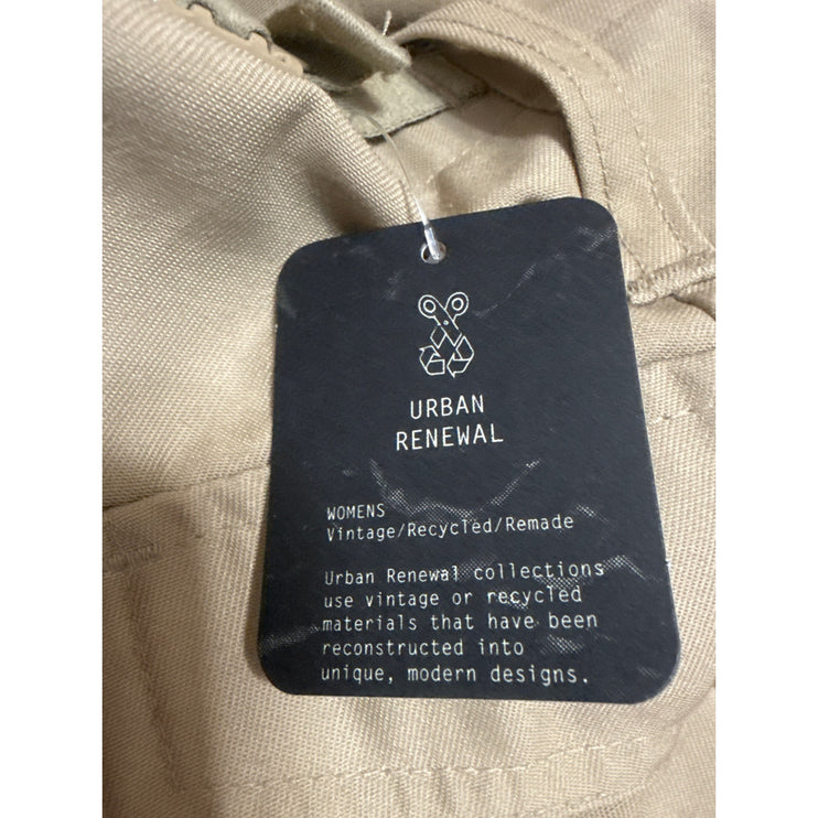 NEW Urban Renewal Women Tan Khaki High Rise Utility Cargo Trousers Pants Size 32