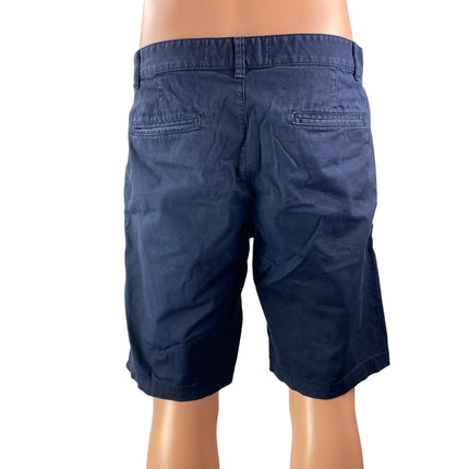 United Colors Of Benetton Men's Blue High Waisted Bermuda Chino Khaki Shorts 48