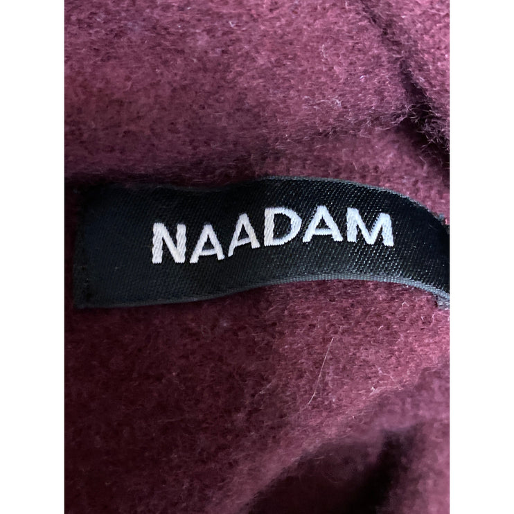 Naadam 100% Cashmere Women's Long Sleeve Crop Sweater Hoodie Sweatshirt Top Sz M