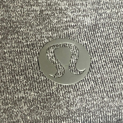 Lululemon Hot To Street Womens Gray Strappy Zip Workout Athletic Tank Top Size M