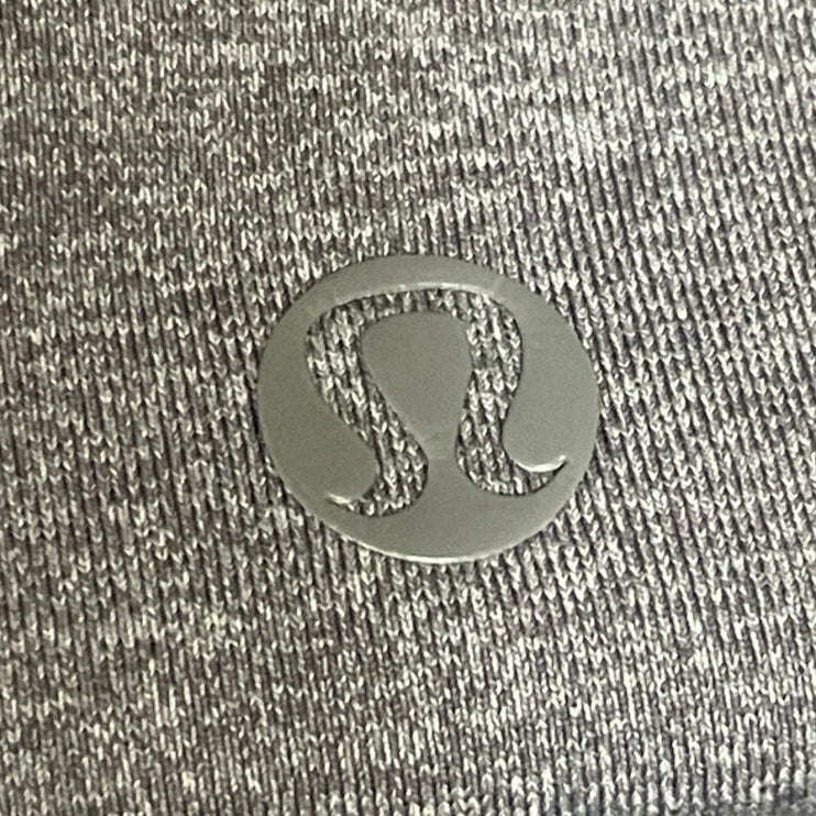 Lululemon Hot To Street Womens Gray Strappy Zip Workout Athletic Tank Top Size M
