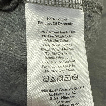 Eddie Bauer Men's Gray Legend Wash Short Sleeve Basic T Shirt Tee Top Size M