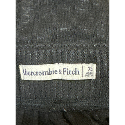 Abercrombie & Fitch Womens Black Rib Knit High Rise Skinny Leggings Pants Sz XS