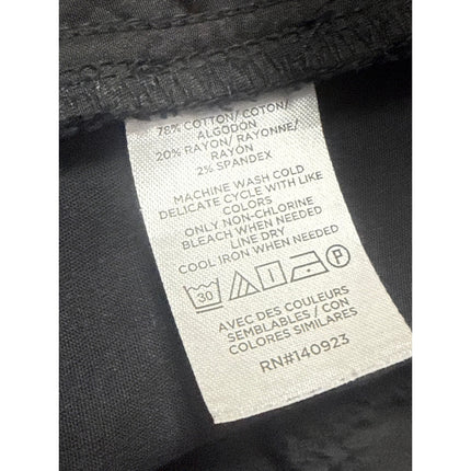 Ann Taylor LOFT The Riviera Slim Black Relaxed Straight Crop Trousers Pants 14