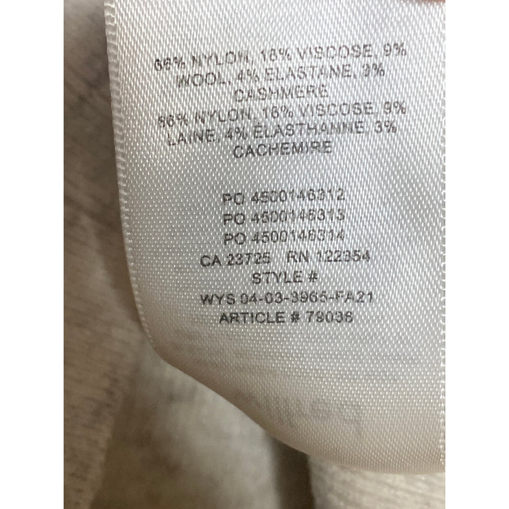 Aritzia Wilfred Beige Wool Cashmere Knit Bustier Corset Cami Tank Crop Top Sz S
