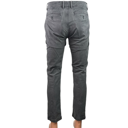 Flint and Tinder Mens Gray Mid Rise Slim Fit Straight Leg Denim Jeans Size 30x30