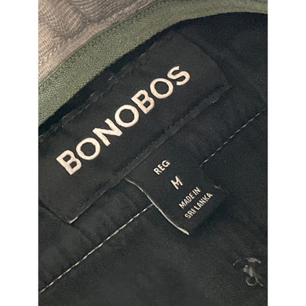 Bonobos Men's Gray Slim Fit Straight Tapered Chino Khaki Trousers Pants Size M