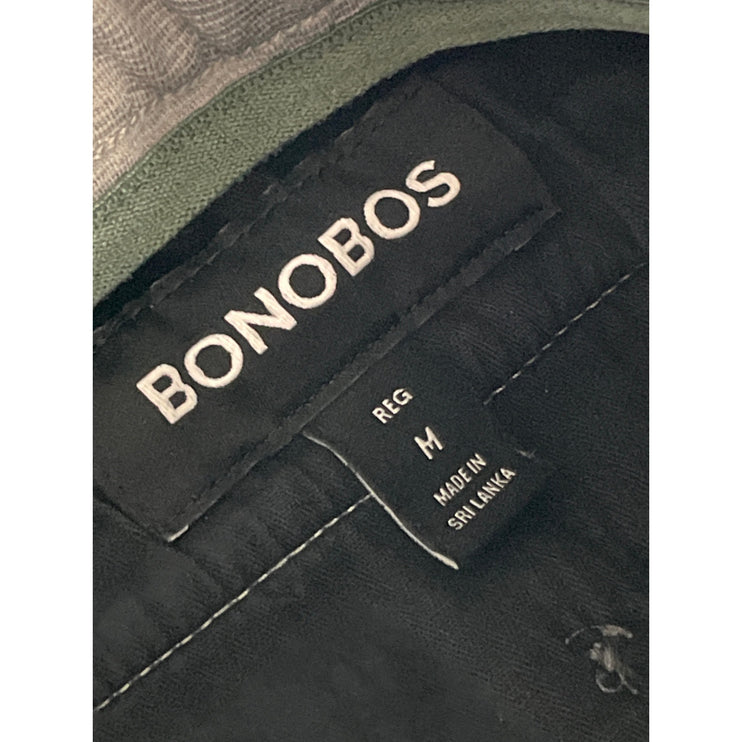 Bonobos Men's Gray Slim Fit Straight Tapered Chino Khaki Trousers Pants Size M