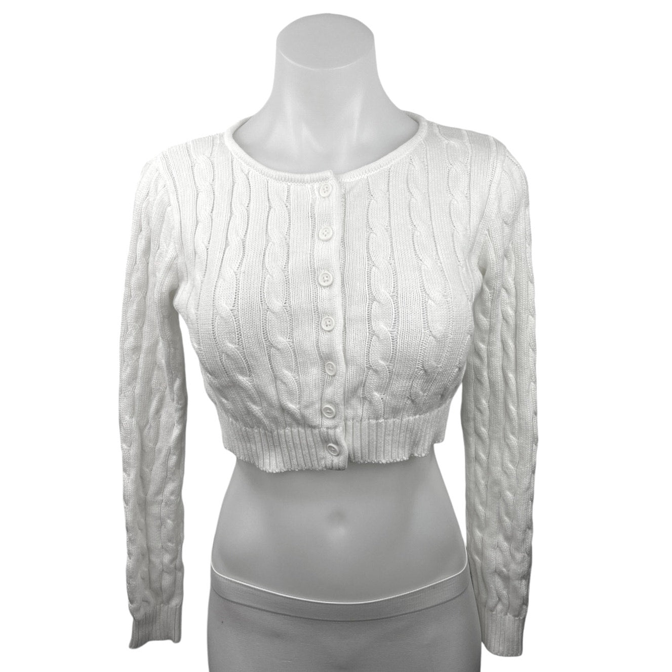 Brandy melville white cardigan sale