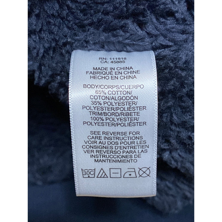 Michael Kors Men's Blue Long Sleeve Fleece Full Zip Hoodie Sweatshirt Top Size S