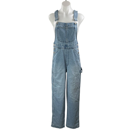 Madewell Women's Blue Medium Wash Utility Y2K Straight Denim Jeans Overall Sz XS