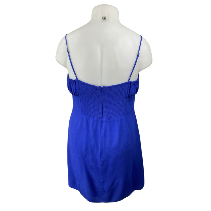 Aritzia Sunday Best Delilah Blue Sleeveless Mini Tank Flare A-Line Slip Dress XL