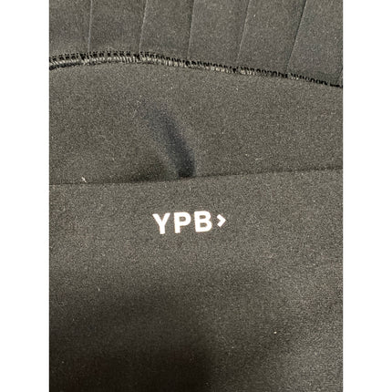 YPB Black Pleated Casual Activewear Mini Skater Tennis Flare A-Line Skirt Size L