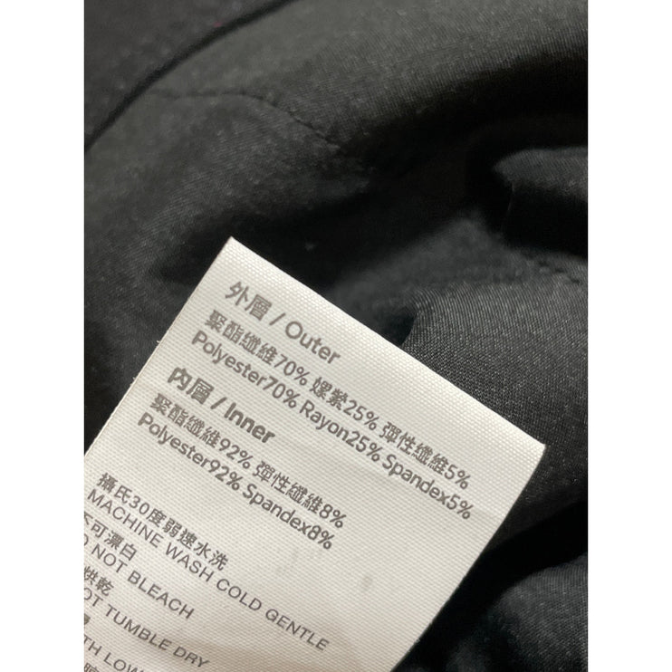Cloud Inc Women's Black High Rise Zip Up Minimalist Business Maxi A-Line Skirt S