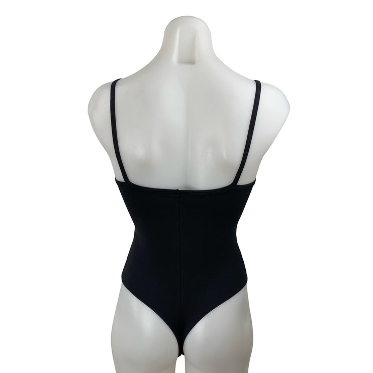 Everlane Women's Black Sleeveless V Neck Camisole Tank Shapewear Bodysuit Top XS