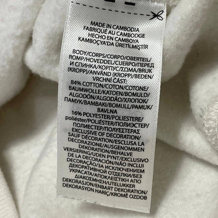 Polo Ralph Lauren Travel Cream Fleece Long Sleeves Patchwork Sweatshirt Top SP
