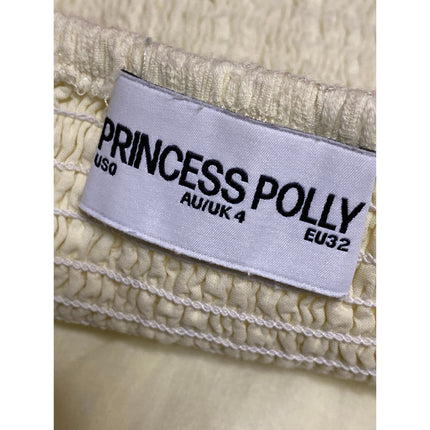 Princess Polly Lorinda Square Neck Sleeveless Mini Tank Flare A-Line Dress Sz 0