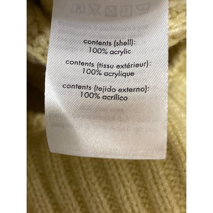 WeWoreWhat Women's Cream Yellow Ribbed Knit Turtleneck Cropped Sweater Size XS