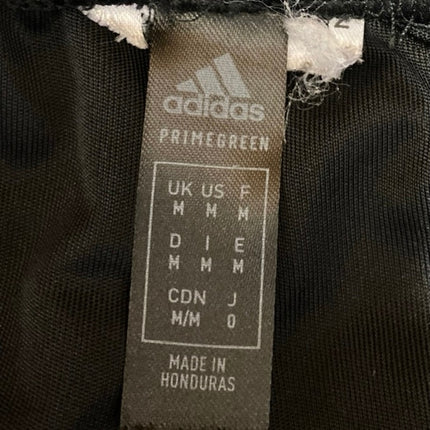 Adidas Men's Black white Logo 3-Stripes Running Workout Athletic Shorts Size M