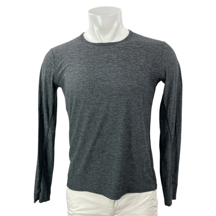 Outdoor Voices Men's Dark Gray Heather Long Sleeves Pullover Tee T-shirt Top S