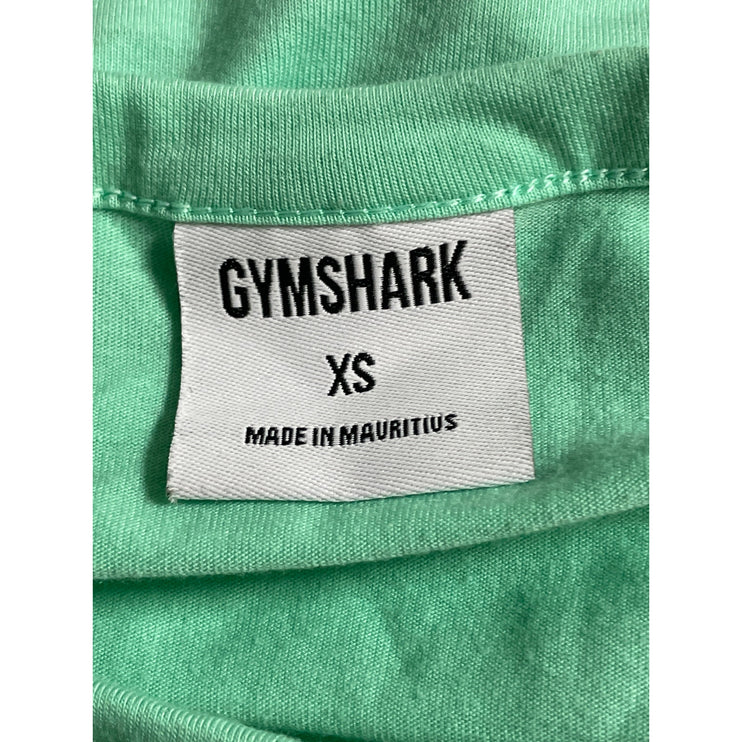 Gymshark Green Short Sleeve Yoga Gym Workout Athletic Activewear T-Shirt Top XS