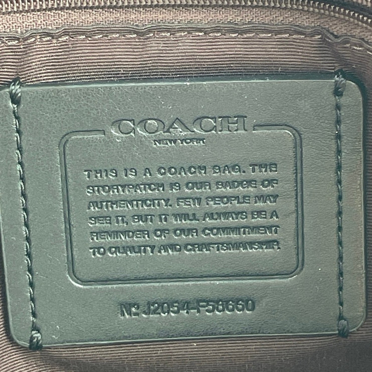 Coach Derby Women's Black Pebbled Leather Shoulder Shopper Tote Handbag Sz OS