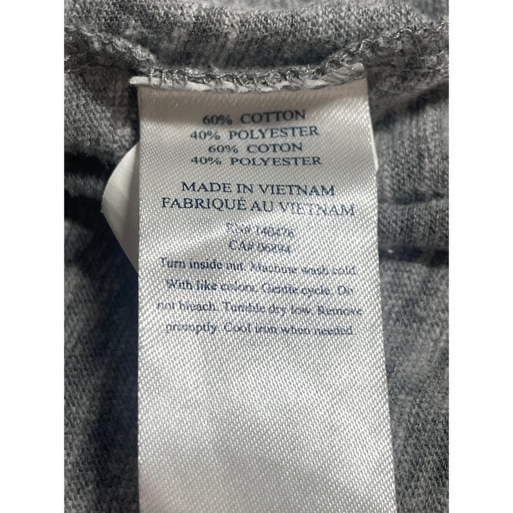 Faherty Men's Gray Long Sleeve Crewneck Basic Henley T Shirt Tee Top Size XL