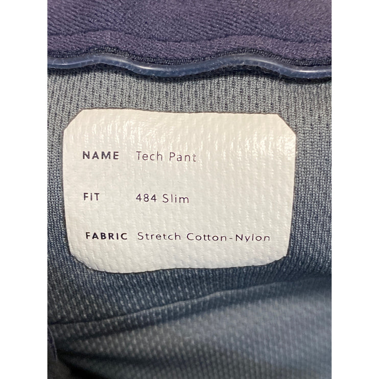 J.Crew Tech Men's Black High Rise Slim Tapered Casual Chino Trousers Pants Sz 33