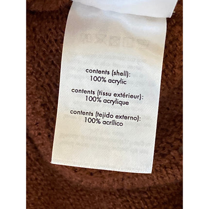 NEW WeWoreWhat Chestnut Brown Sleeveless Knit Sweater Brami Bra Top Size S