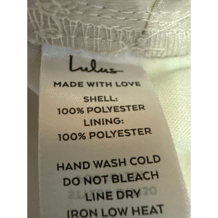Lulus Always Celebrating Ivory Silk Satin Off The Shoulder Sheath Mini Dress S