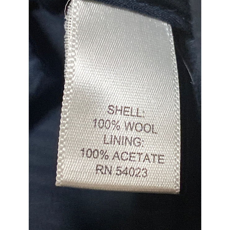 Banana Republic 100% Wool Men's Black Straight Leg Trousers Dress Pants Size 32