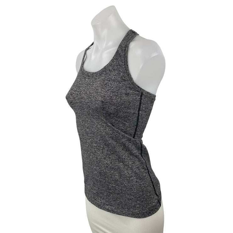 Lululemon Women's Gray Racerback Yoga Workout Running Athletic Tank Top Size 2