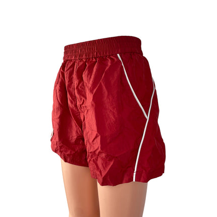Cider Women's Red High Rise Yoga Running Workout Athletic Mini Shorts Size XS