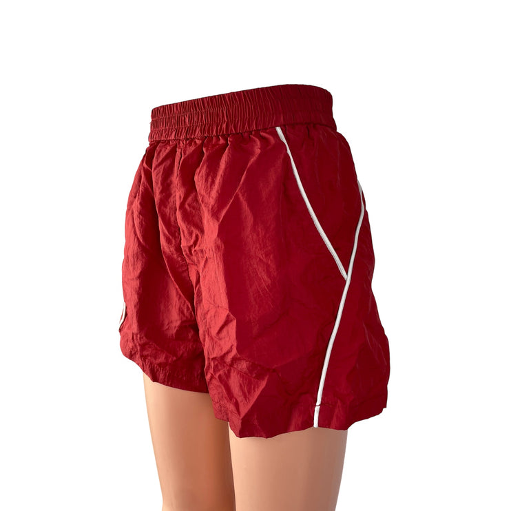 Cider Women's Red High Rise Yoga Running Workout Athletic Mini Shorts Size XS