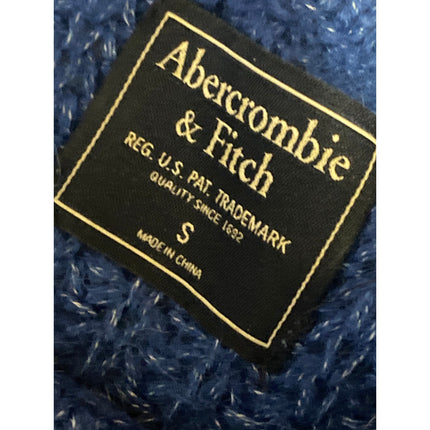 Abercrombie & Fitch Women's Blue Long Sleeve Crew Neck Pullover Sweater Top S